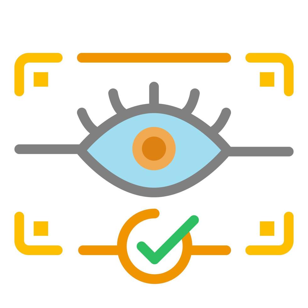 security system with face and eye scan recognition configuration vector