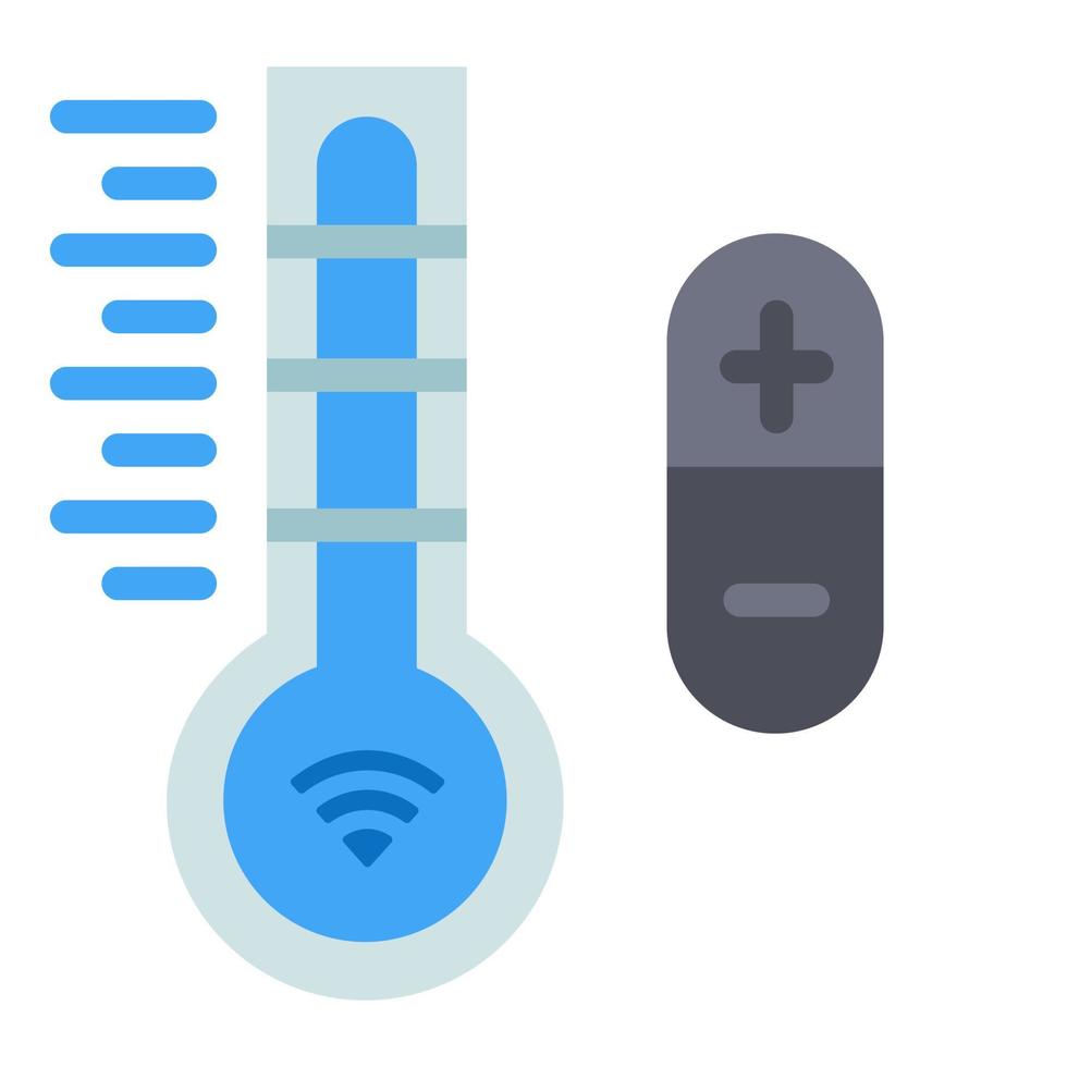 smart temperature control system vector