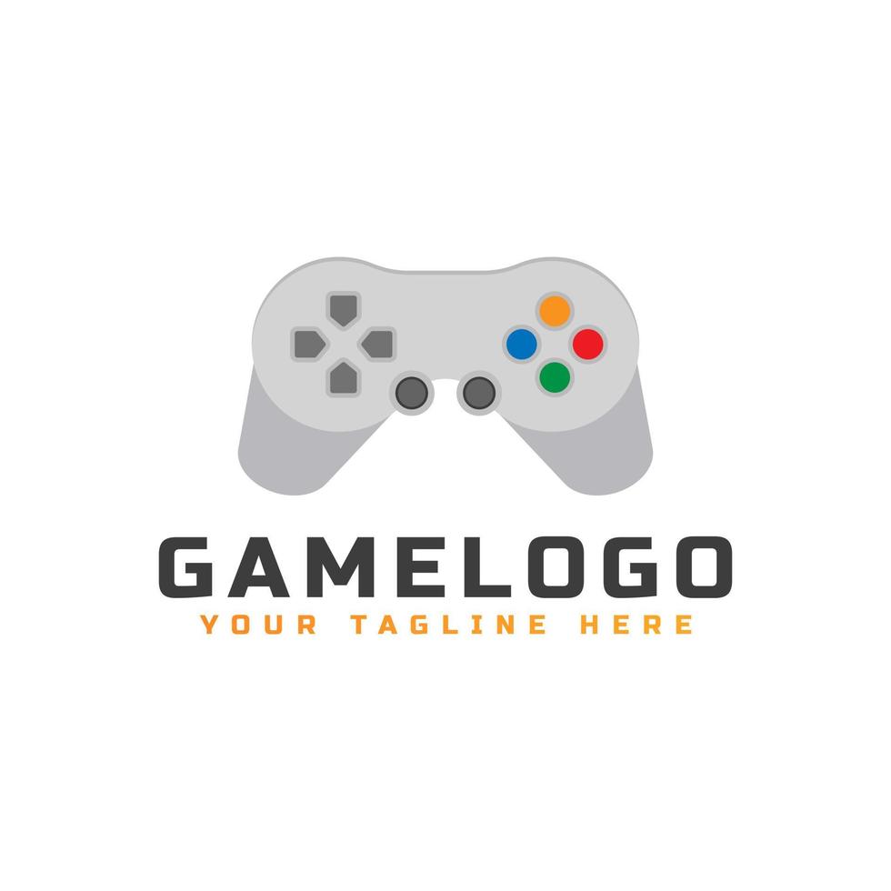 icono de la consola de juegos y píxel para el concepto de logotipo de juegos. utilizable para logotipos de aplicaciones de inicio de negocios, tecnología y juegos. vector