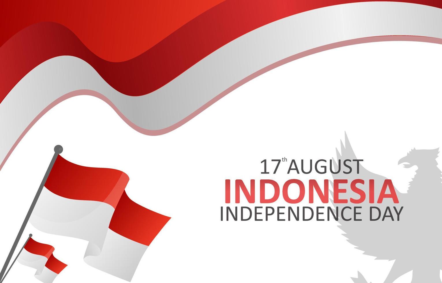 Illustration Vector Graphic Of 75th Indonesian Independence Day Greeting Cards And Posters, Design Suitable for Indonesian Independence Day