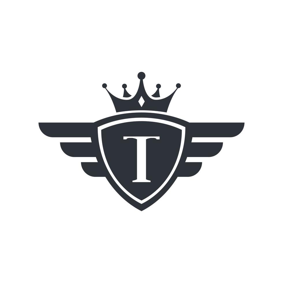 Letter T Royal Sport Victory Emblem Logo Design Inspiration vector