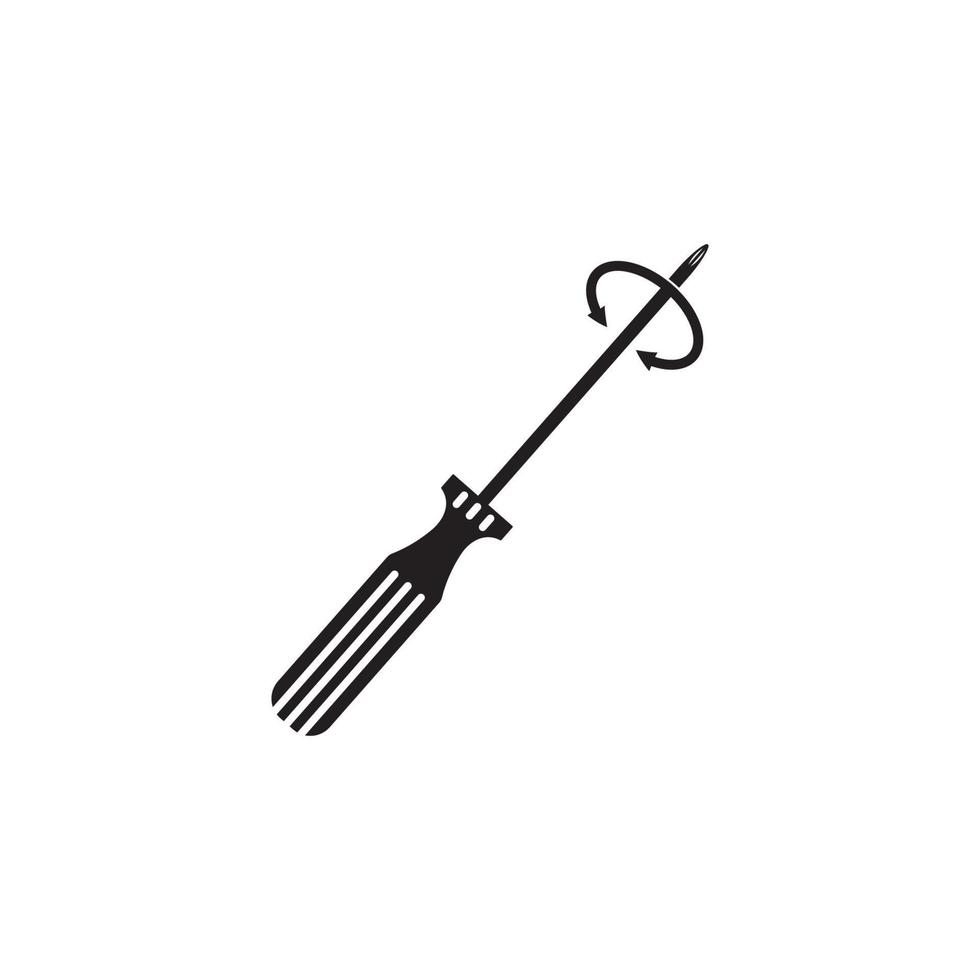 Screwdriver flat icon. vector