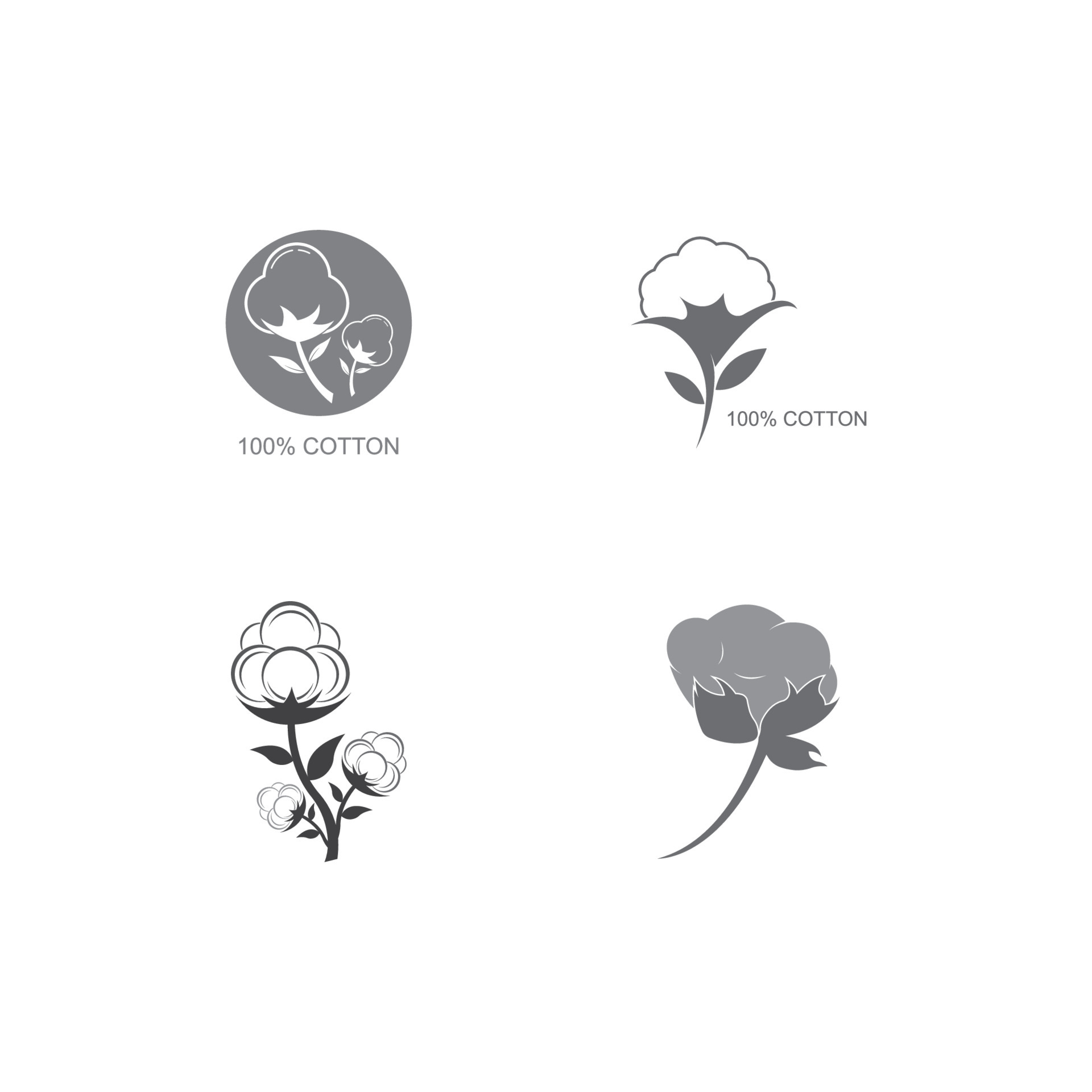 Cotton Logo Template vector 6231582 Vector Art at Vecteezy