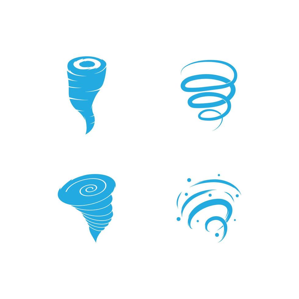 Tornado logo symbol vector illustration