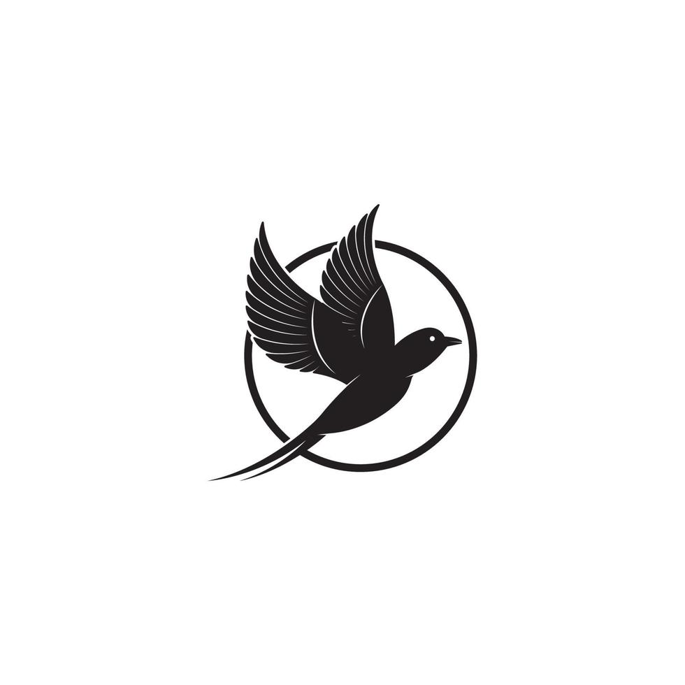 Swallow logo vector template, Creative swallow logo design concepts