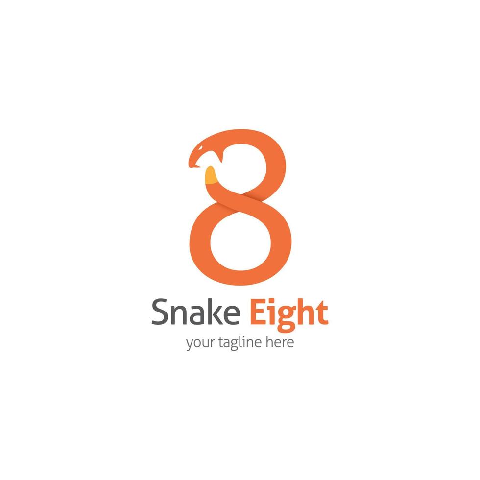 Snake logo vector design illustration