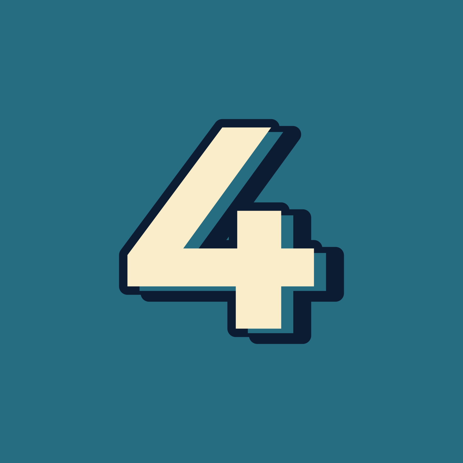 Retro number 4 Clearance