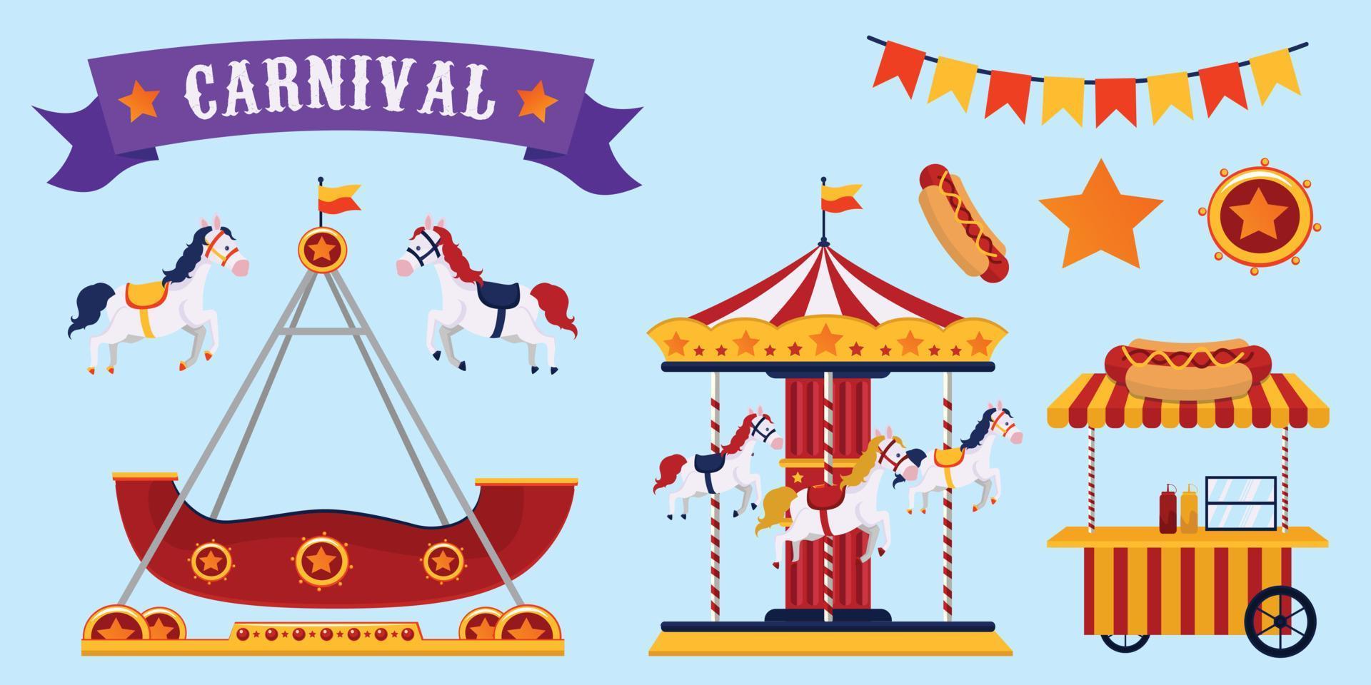 Carnival Fest Icon Set B vector