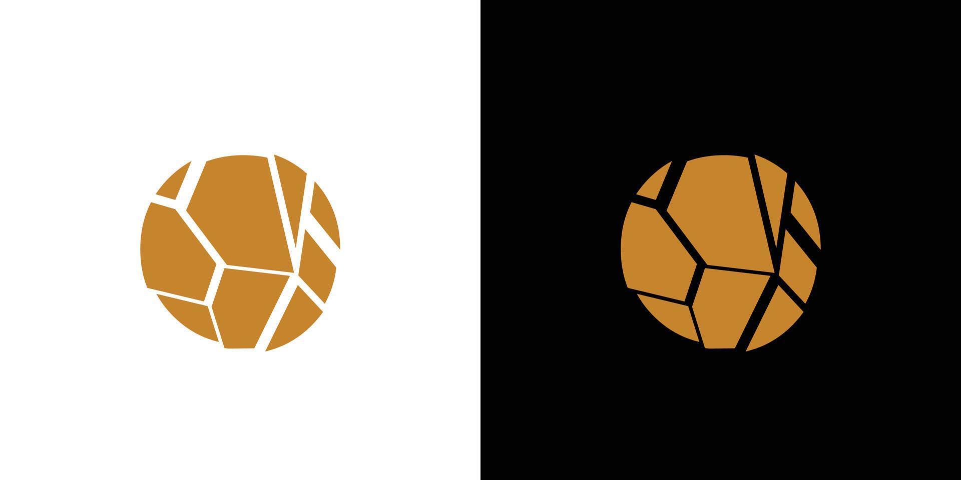 Unique and attractive stone world illustration design vector