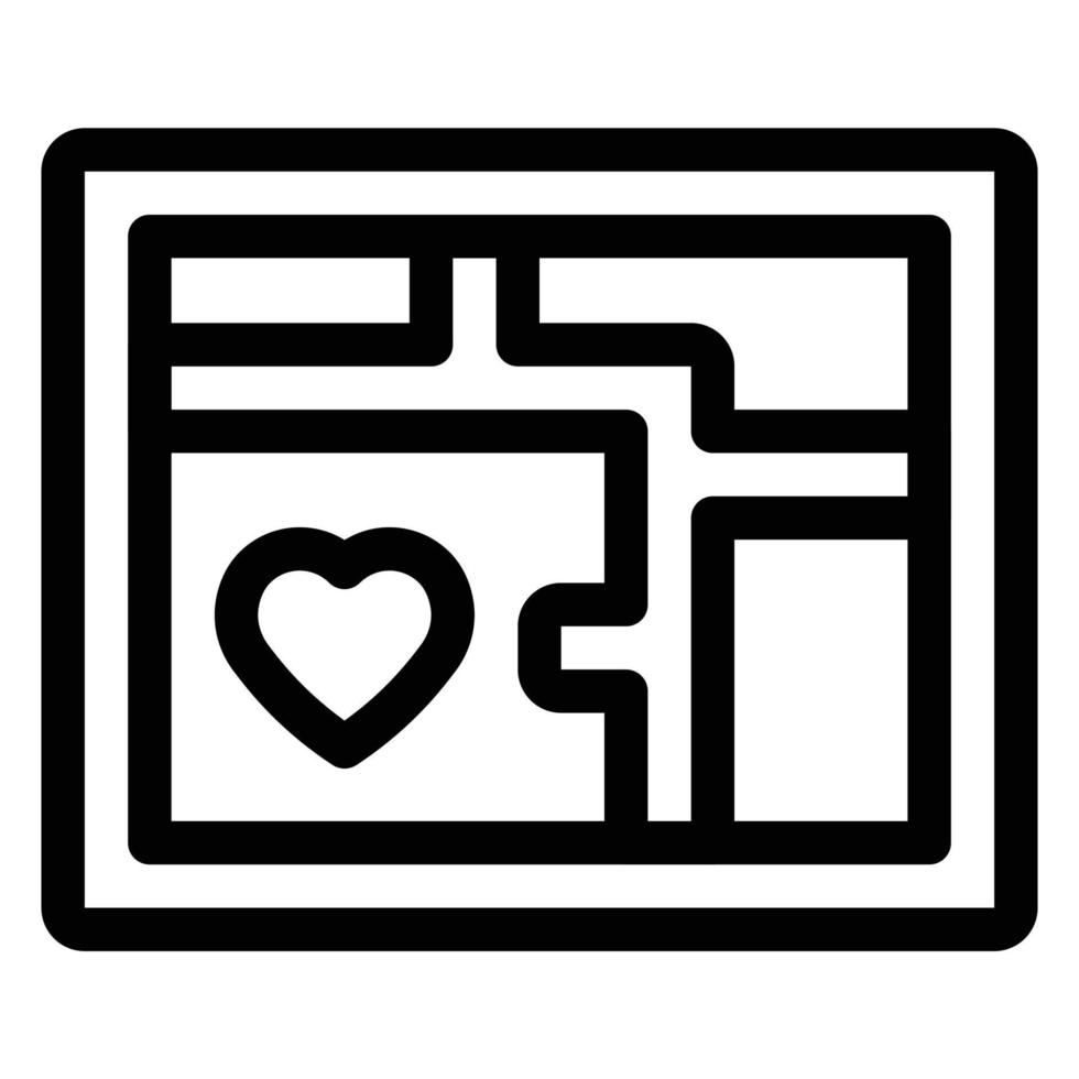 simple wedding location  vector icon, editable, 48 pixel