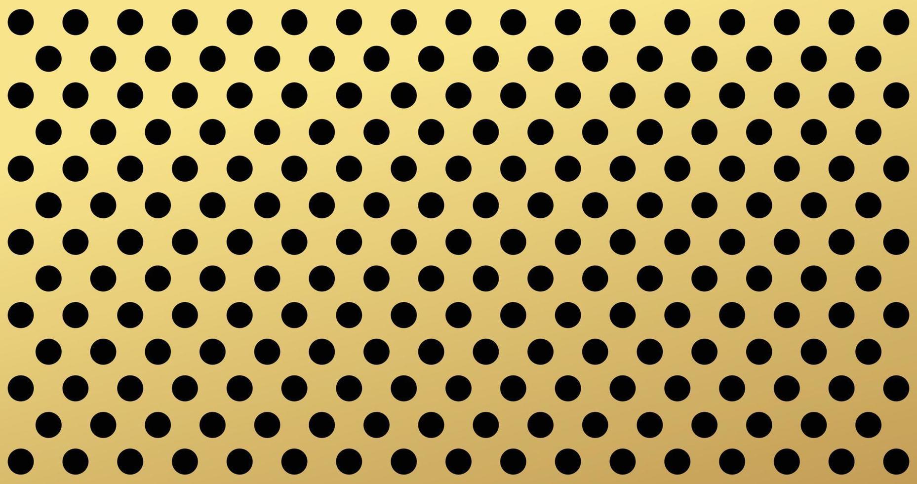 Gold polka dots pattern, colorful holiday background - vector abstract background