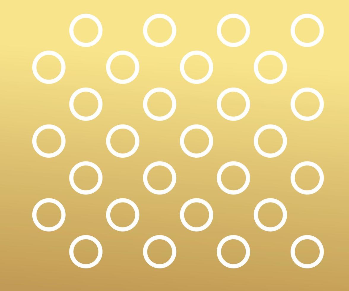 Gold Circle pattern, colorful holiday background - polka dots vector abstract background