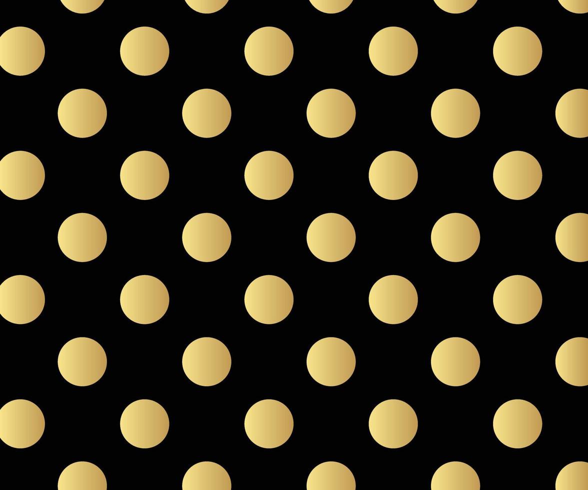 Gold polka dots pattern, colorful holiday background - vector abstract background