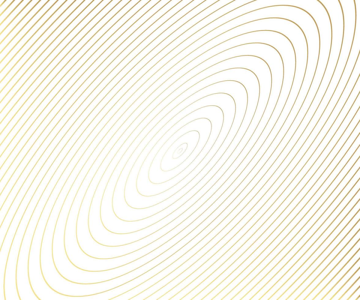 Gold luxurious circle pattern with golden wave lines over. Abstract background, vector illustration