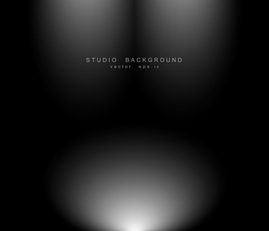 Empty white grey gradient studio room background. backdrop light interior with copyspace for your creative project, Vector illustration EPS 10