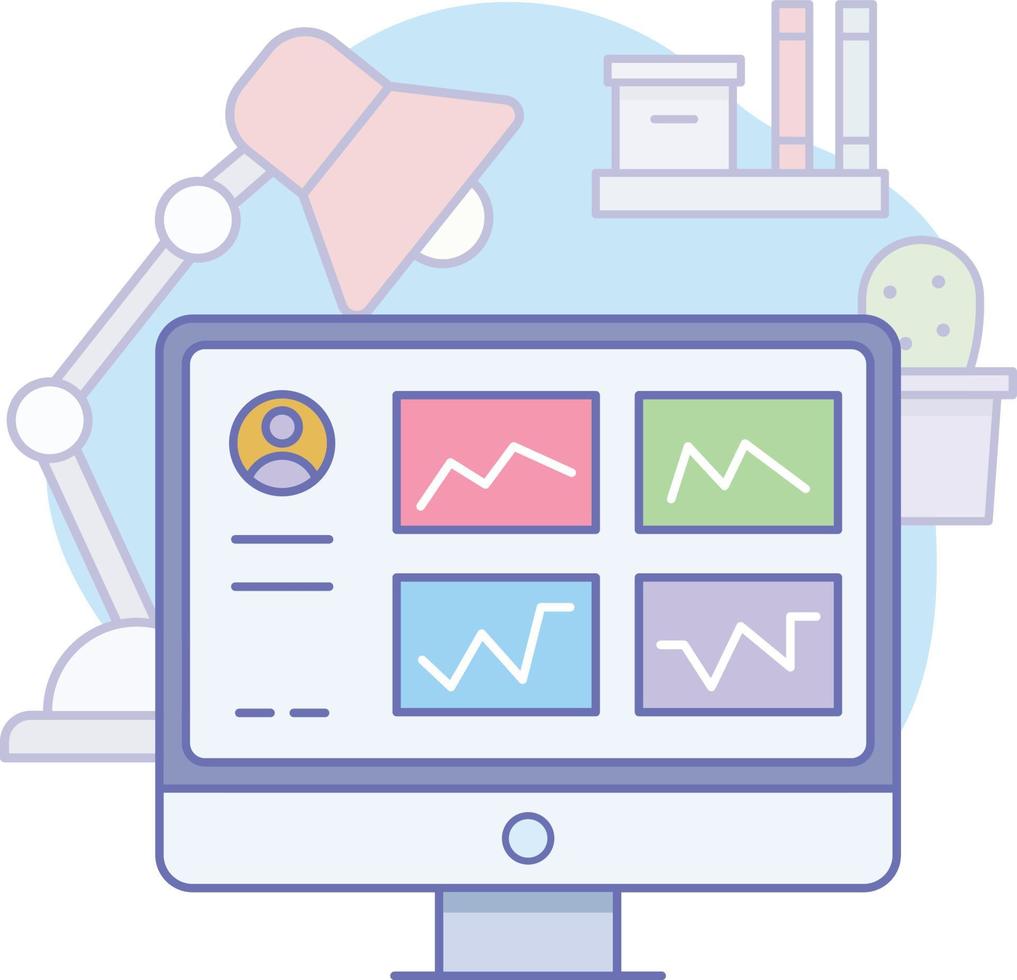 Analytics Isolated Vector icon which can easily modify or edit