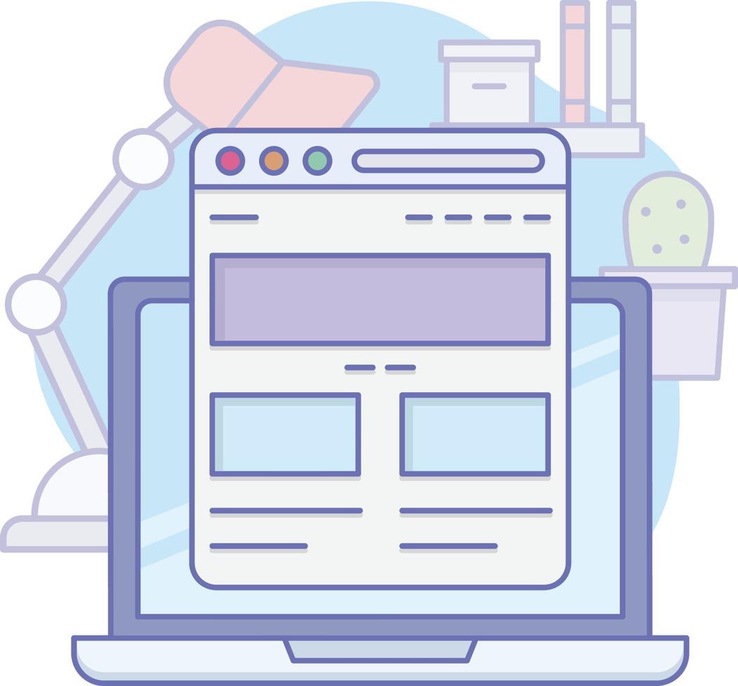 Website Isolated Vector icon which can easily modify or edit