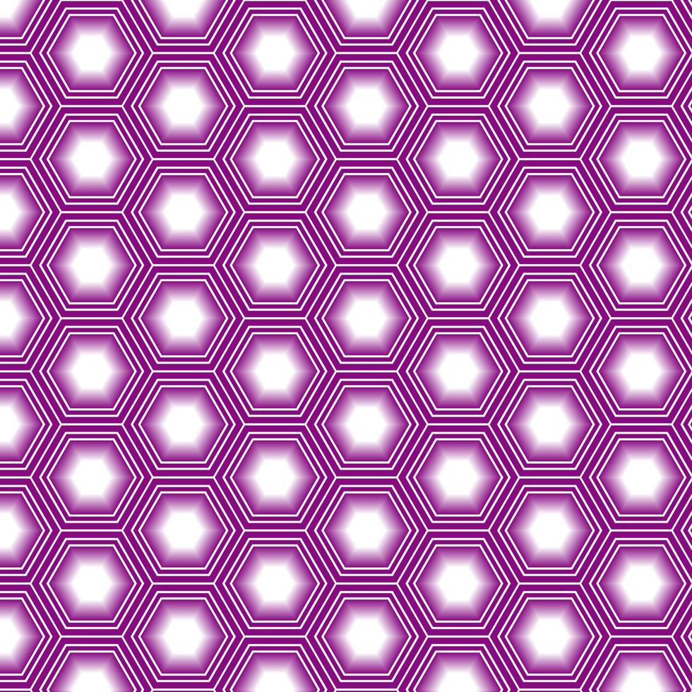 A seamless geometric pattern consisting of pink and white hexagons. Design for printing on fabric, packaging, Wallpaper. Vector illustration.