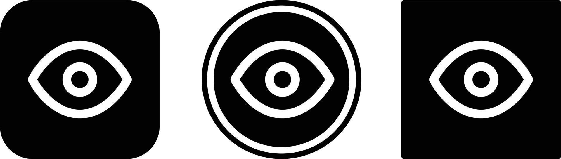 eye icon . web icon set . icons collection. Simple vector illustration.