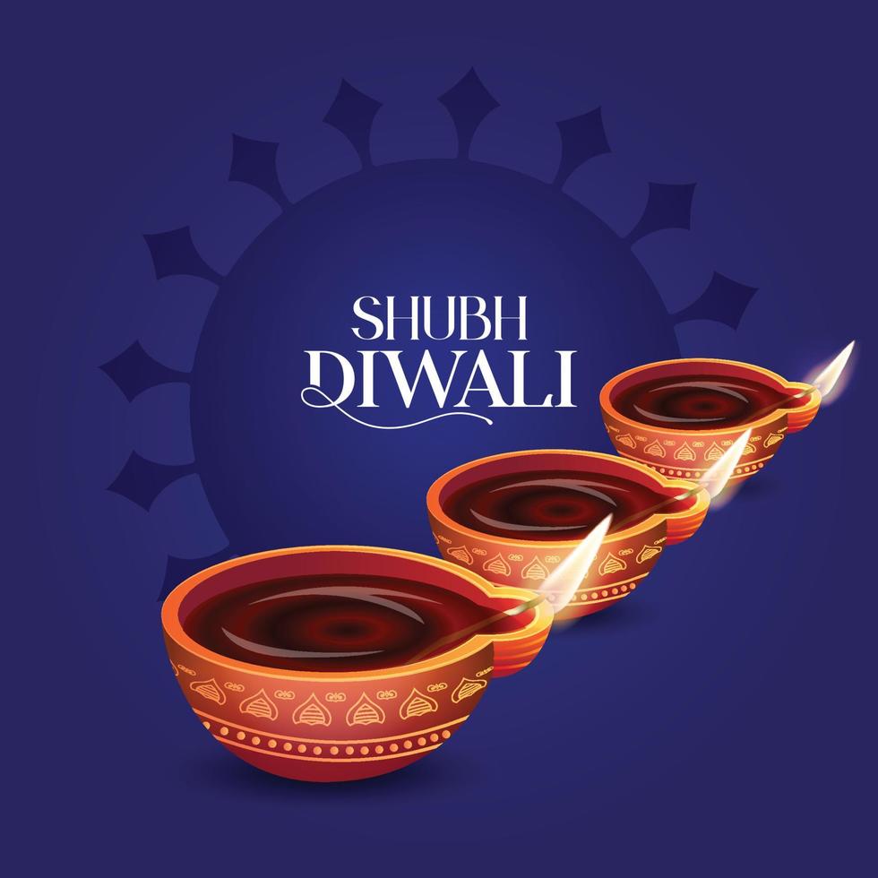 Happy Diwali. Indian festival of lights. Vector abstract flat illustration for the holiday, lights, hands, Indian people, woman and other objects for background or poster.