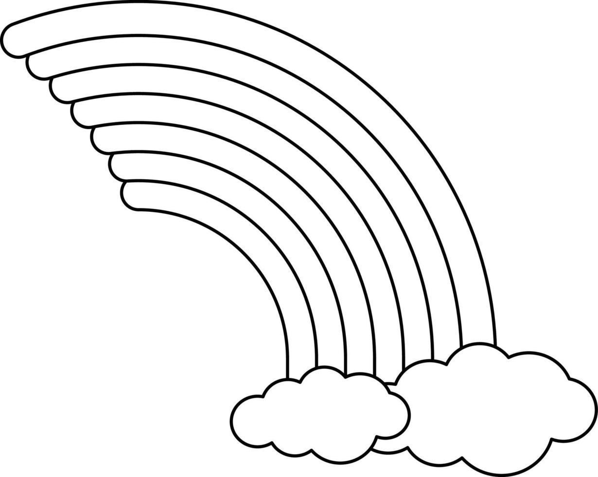 Black and white doodle character vector