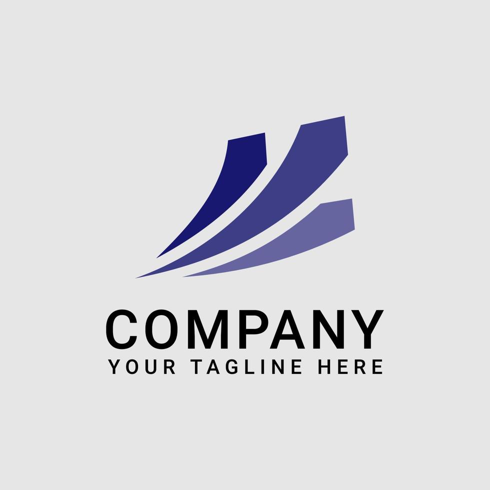 Simple Arrow Logo for Company Business vector