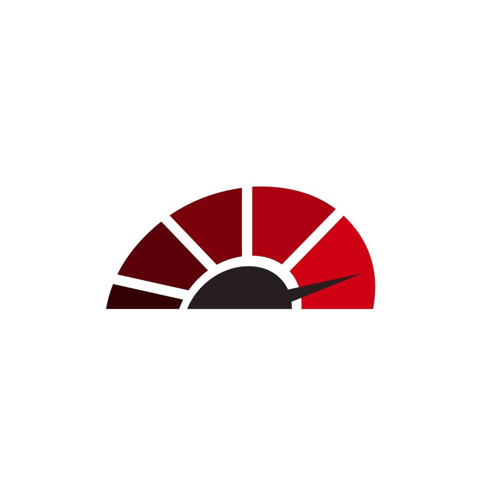 Speed meter vector icon