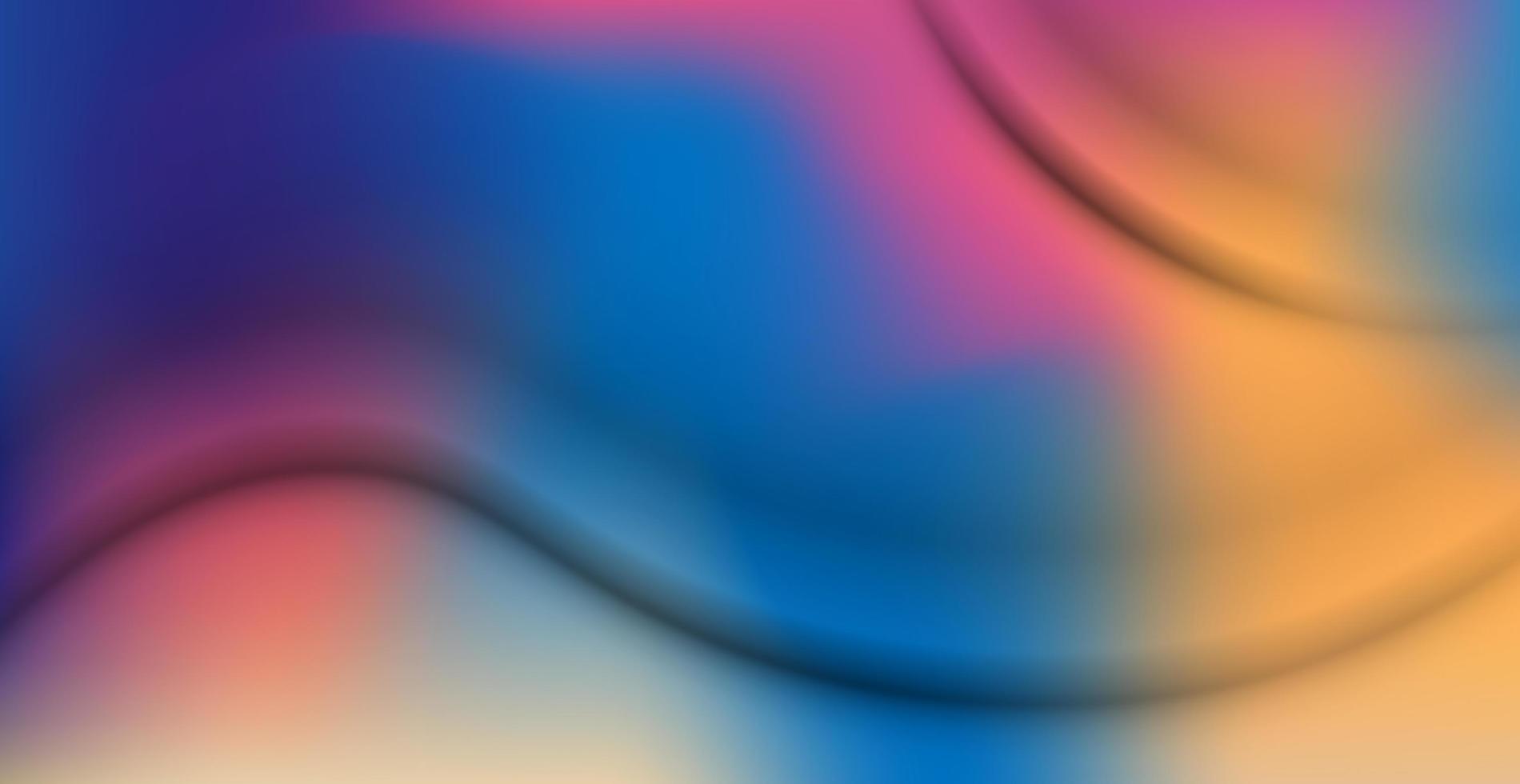 Realistic crumpled colorful fabric texture background, folds - Vector