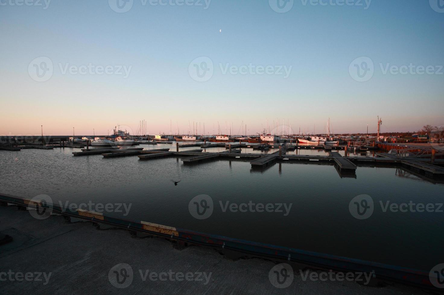 Gimli marina on Lake Winnipeg photo