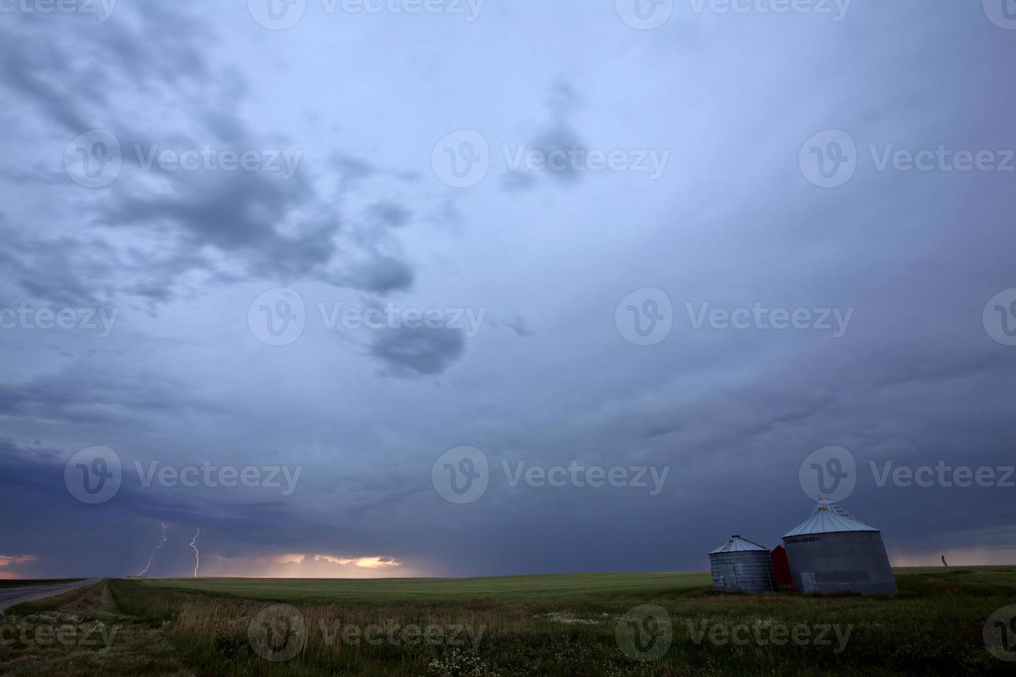 Storm clouds over Saskatchewan photo