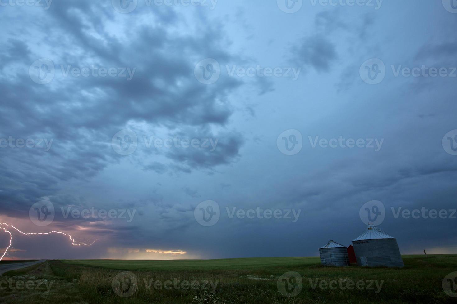 Storm clouds over Saskatchewan photo