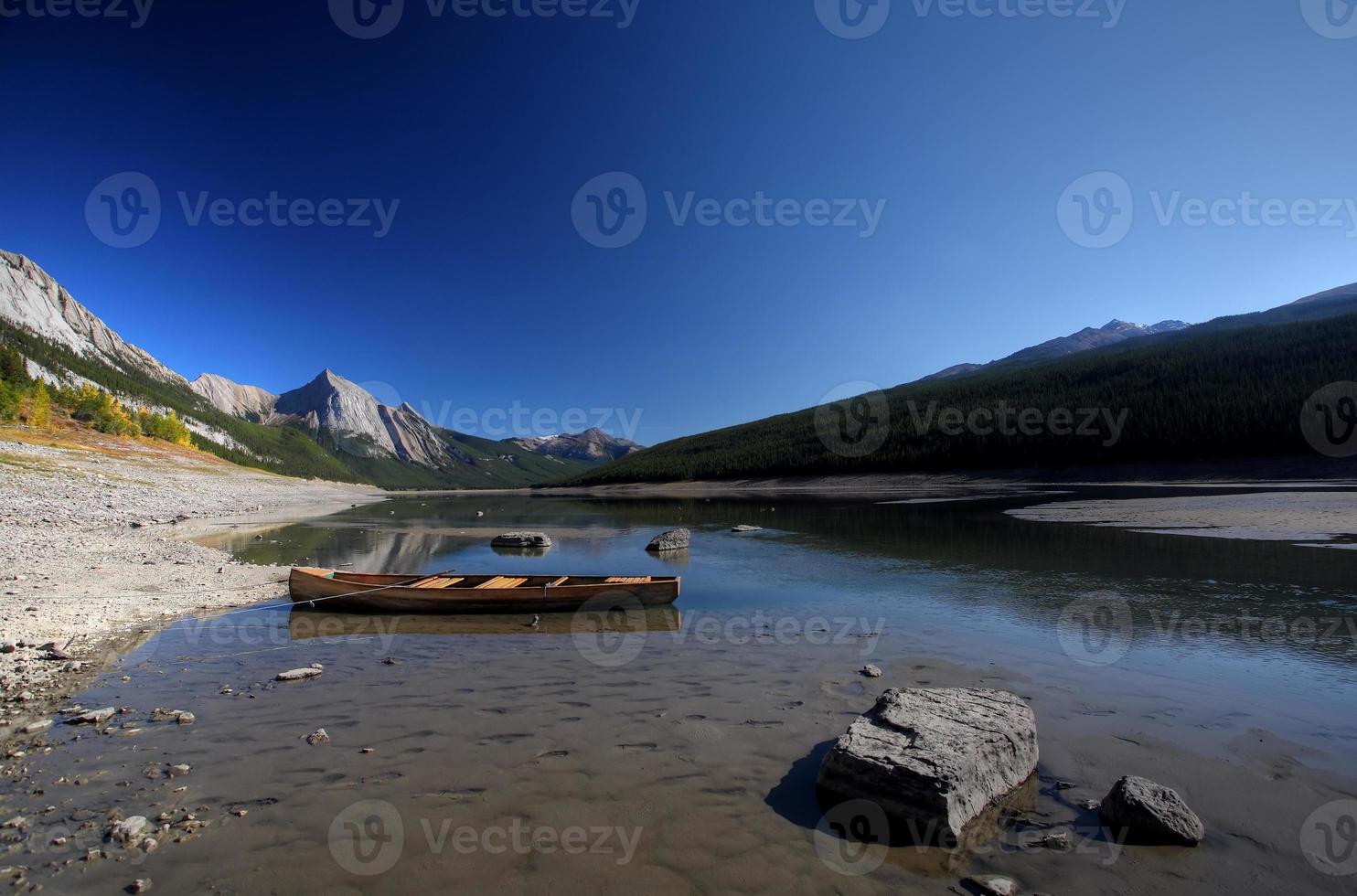 Medicine Lake in Jasper National Park photo