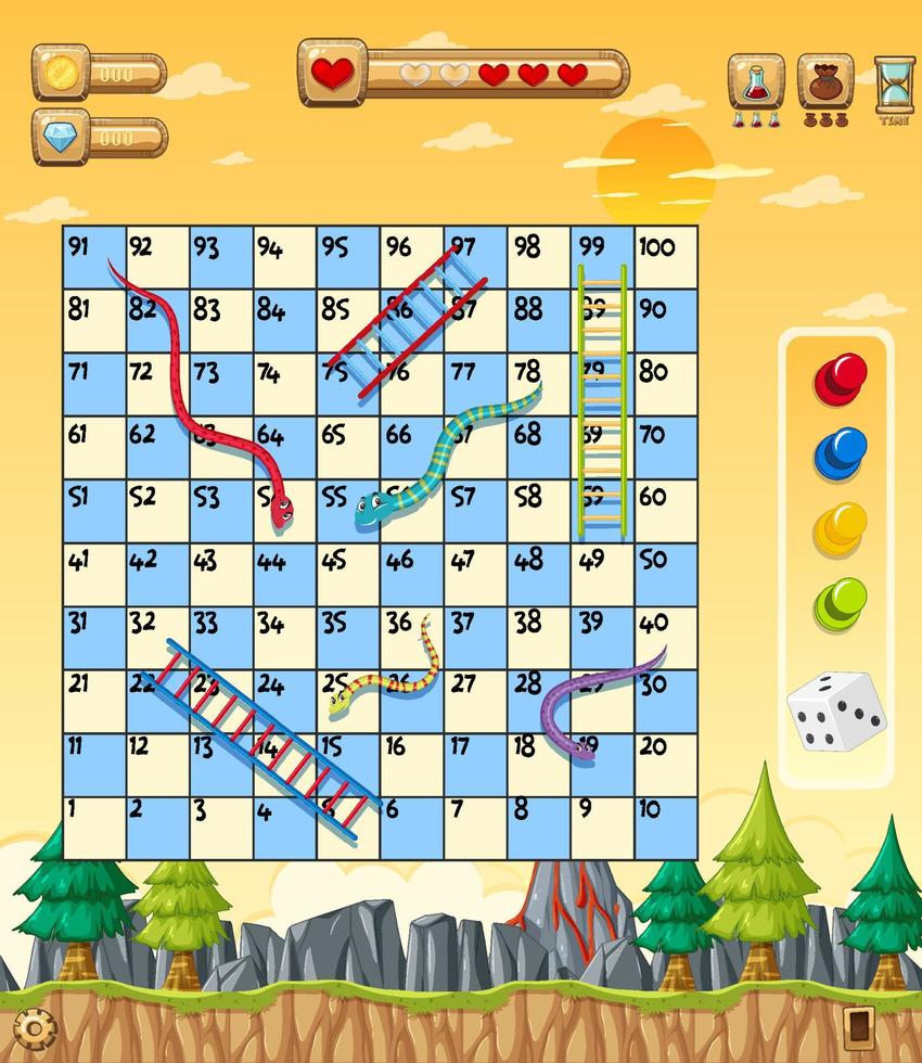 Snake and Ladders em Jogos na Internet