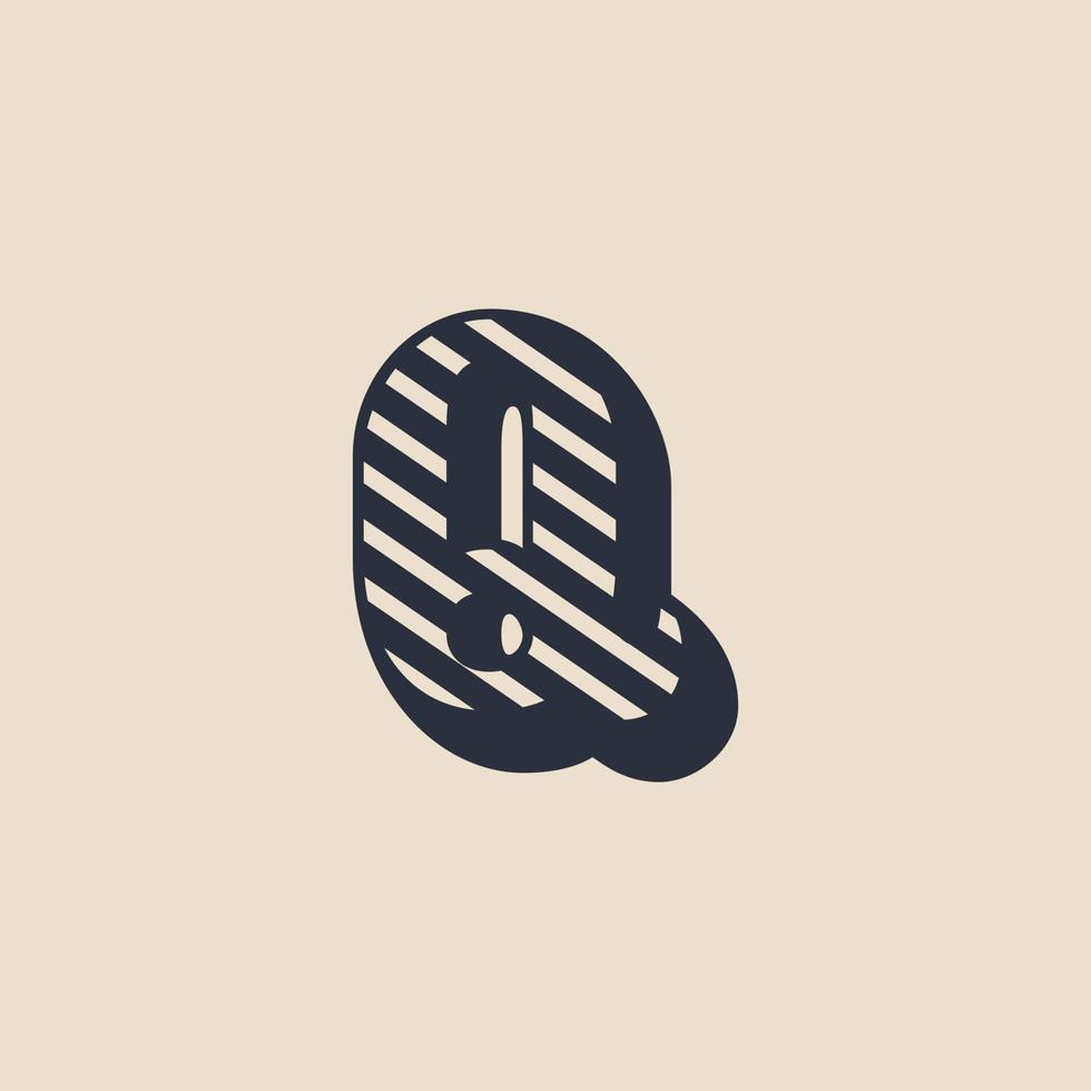 Letter Q Retro Vintage Hipster Vector Logo Design Template Inspiration