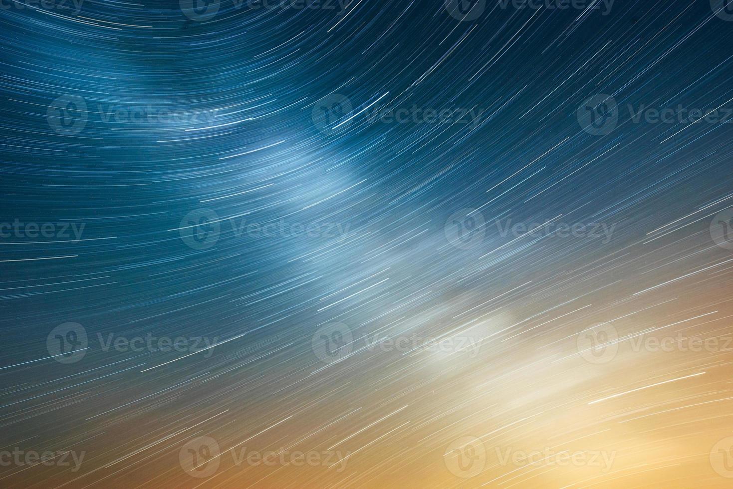 Vibrant night sky with stars and nebula and galaxy. Deep sky astrophoto photo