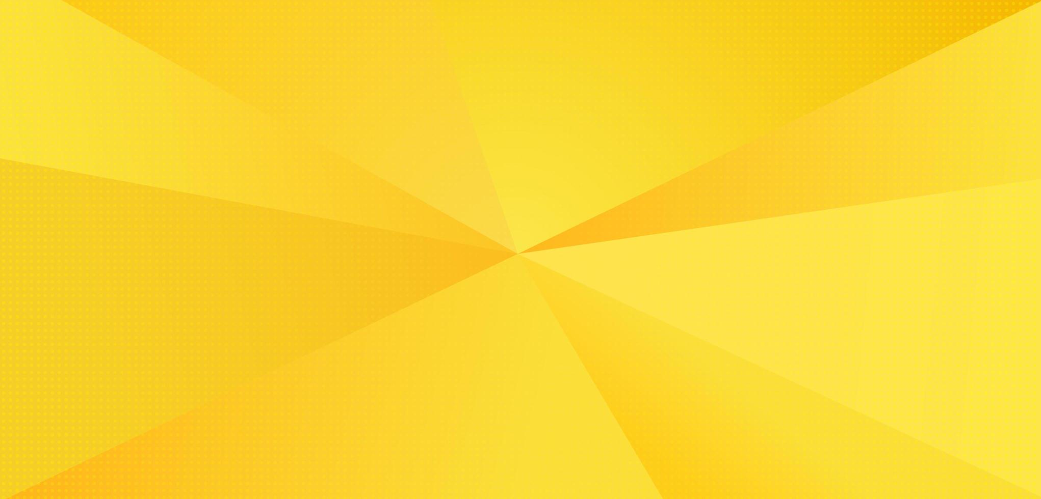 Abstract polygon 3D triangle yellow geometric background photo