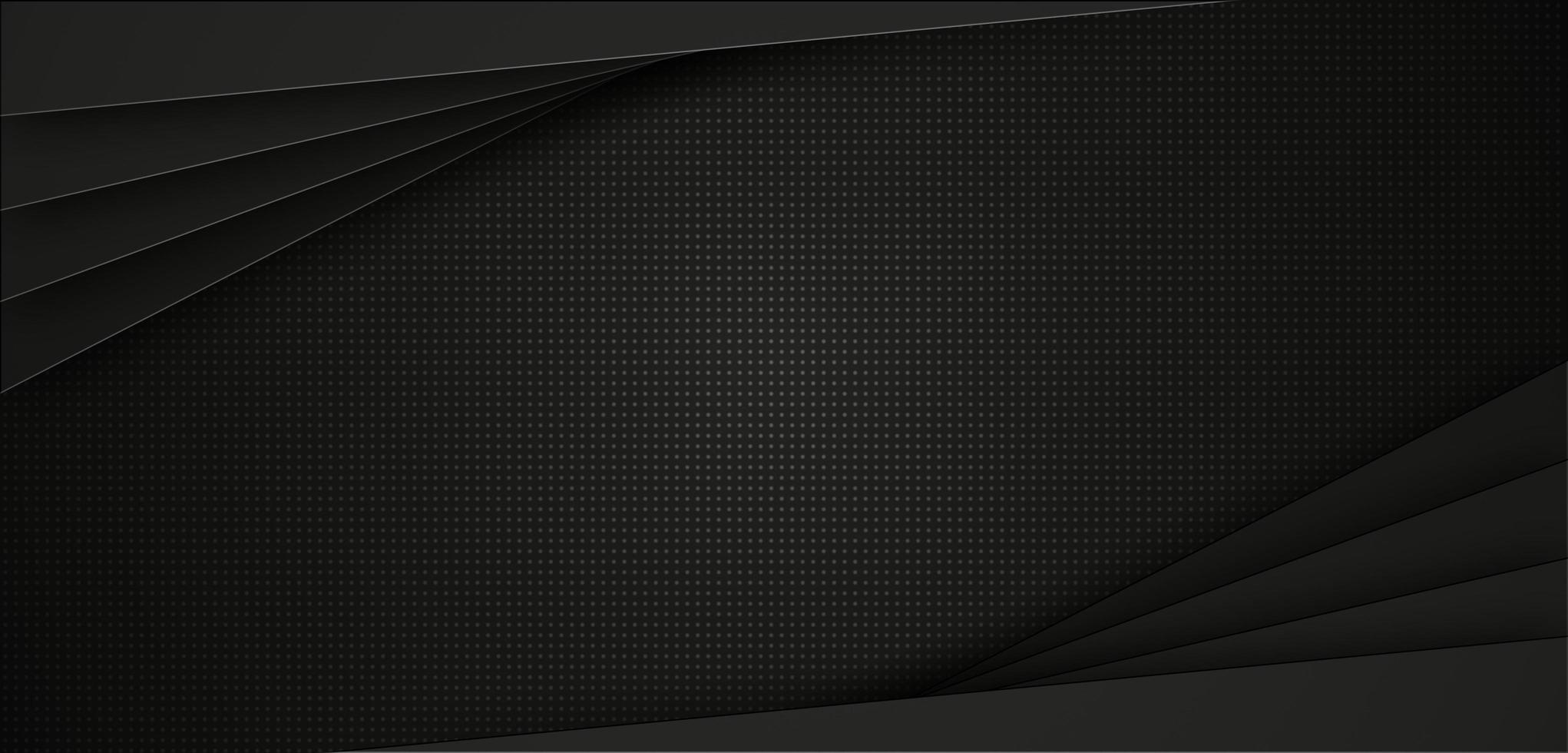Modern black abstract gradient radial background. Technology corporate design. blank space for text photo