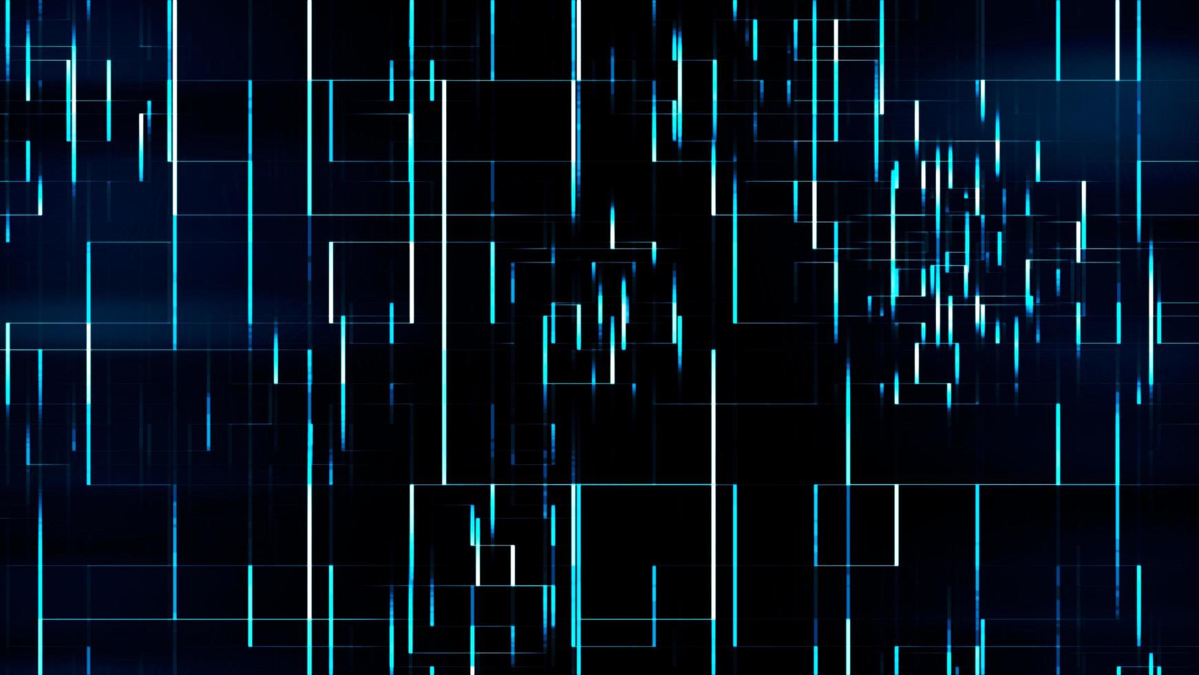 neon lines on grid background photo