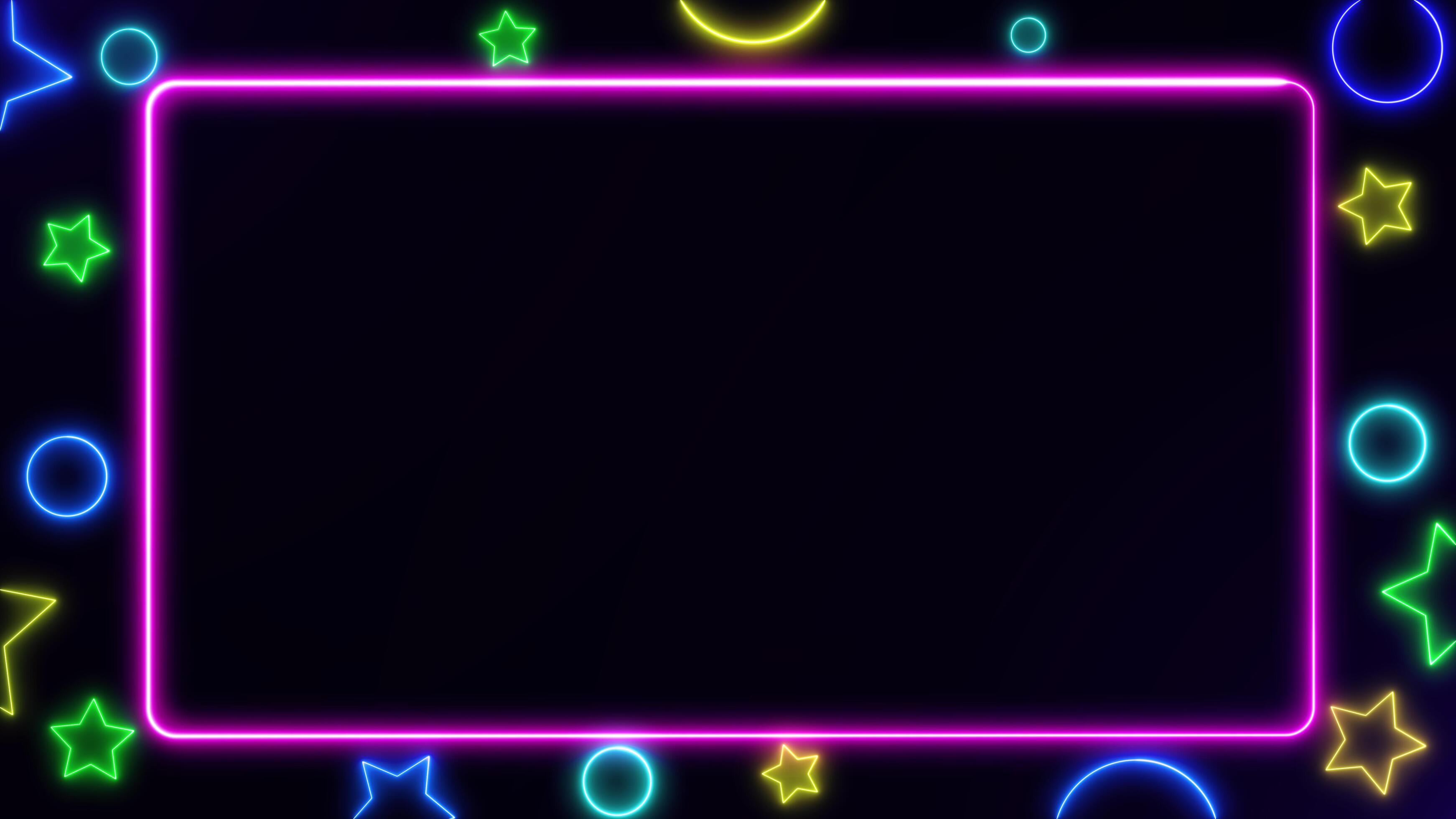 Retro cyberpunk style 80s. Abstract neon color light party bright lens