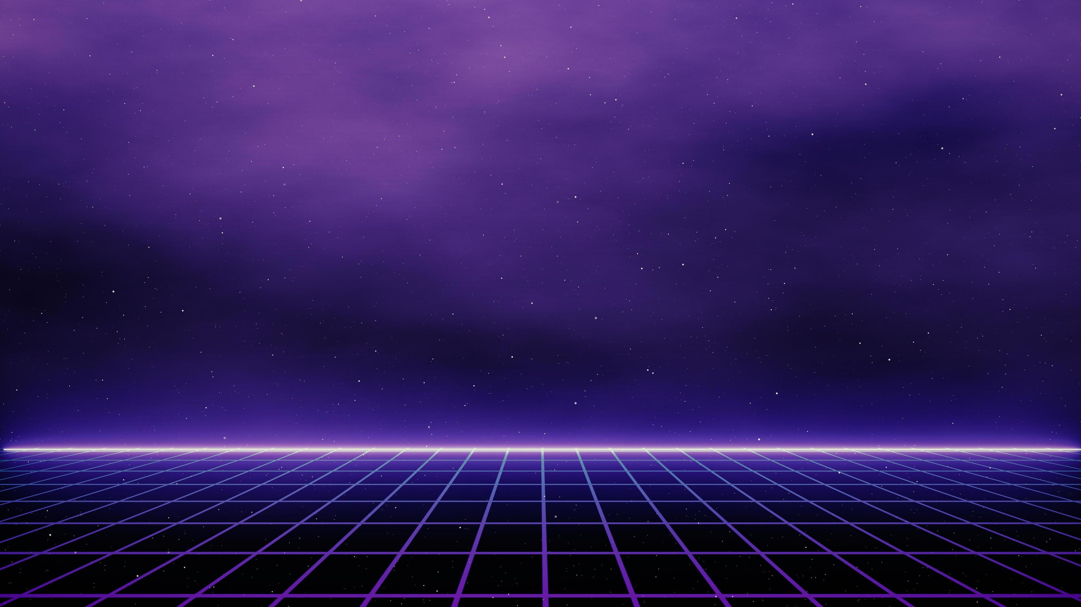 Retro style 80s Sci-Fi Background Futuristic with laser grid landscape.  6241363 Stock Photo at Vecteezy