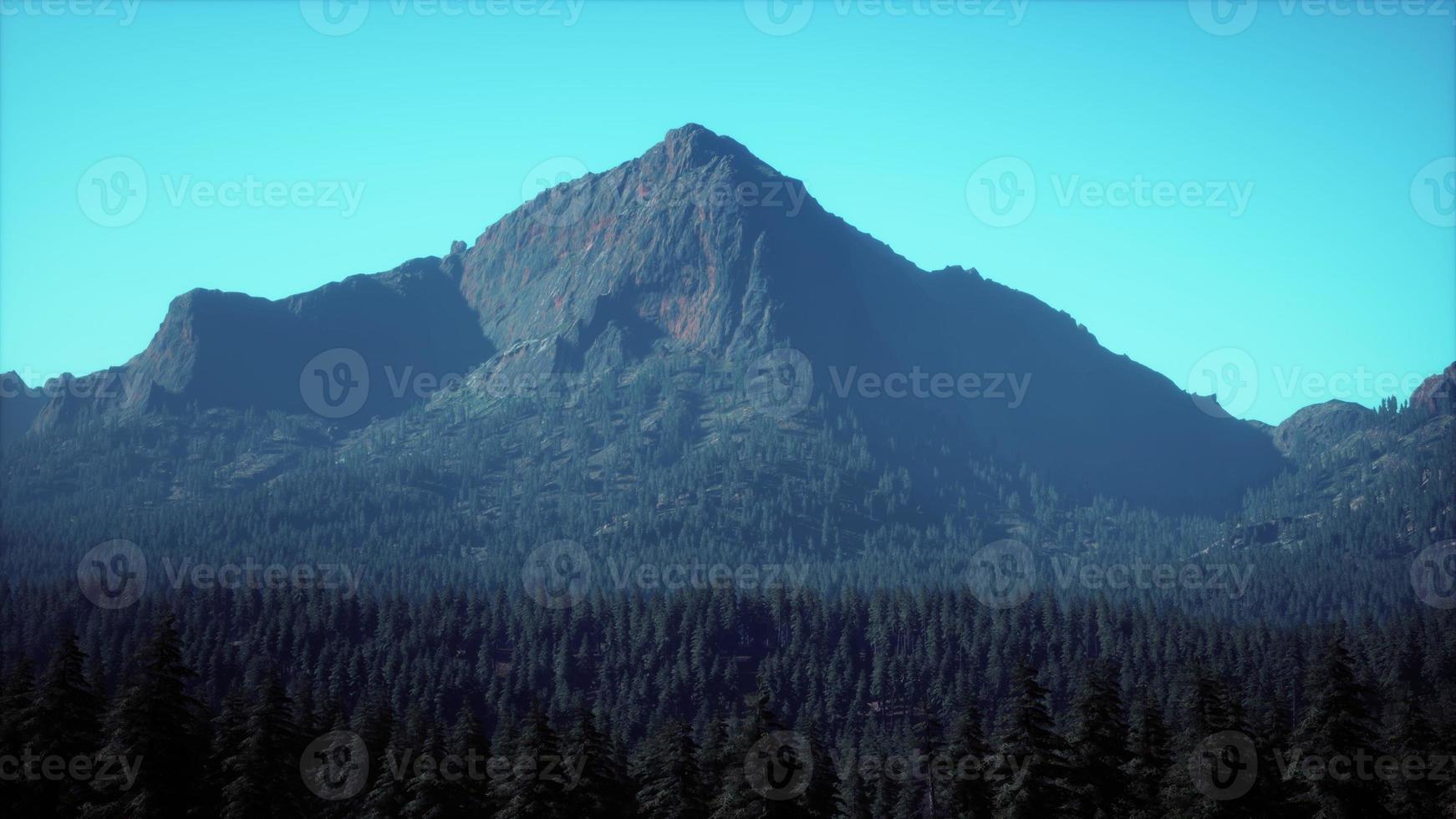 Amazing mountain views in northern Canada in summer time photo