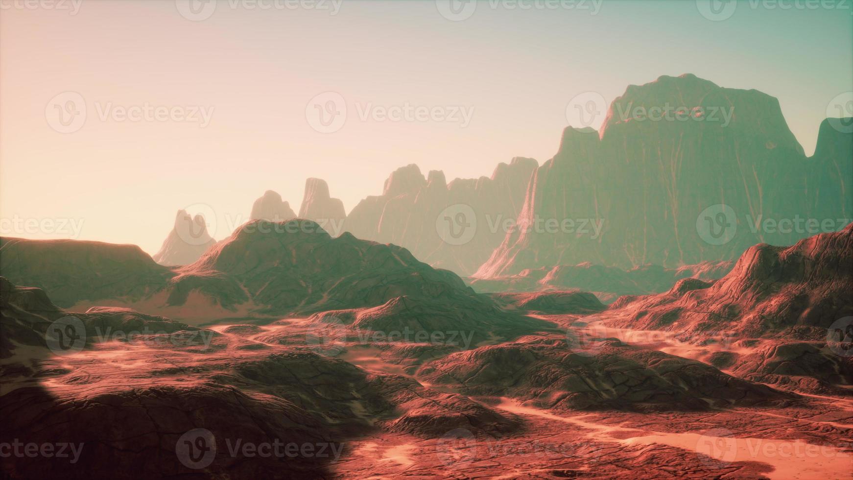 Desert Buttes with Blue Sky in Utah photo