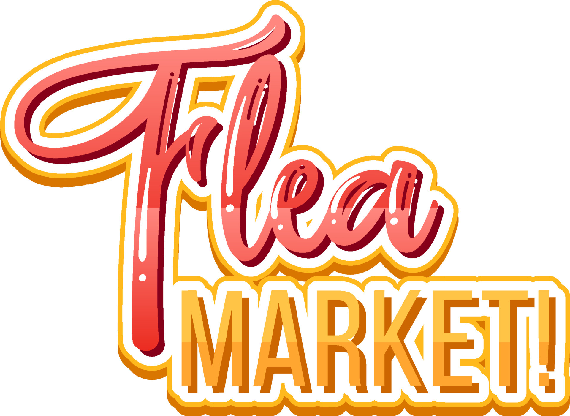 flea-market-typography-design-6242572-vector-art-at-vecteezy