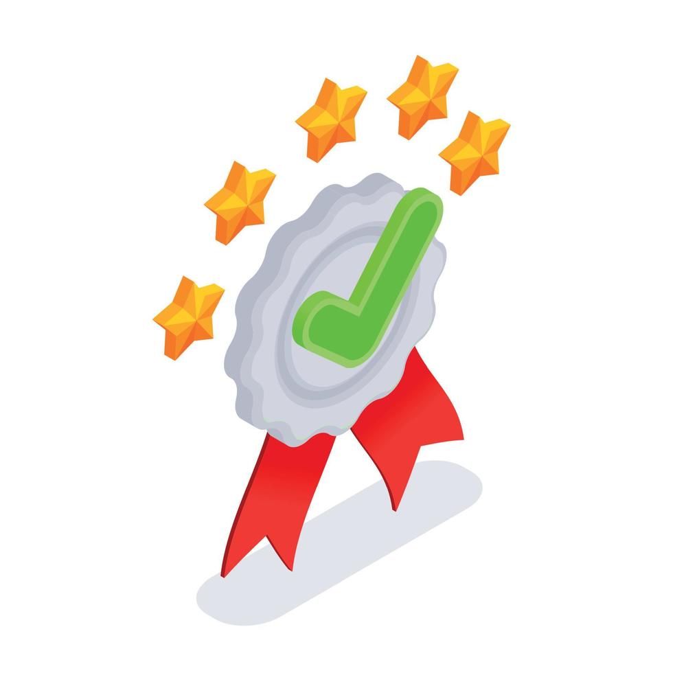 Customer Experience Symbol Isometric Image vector