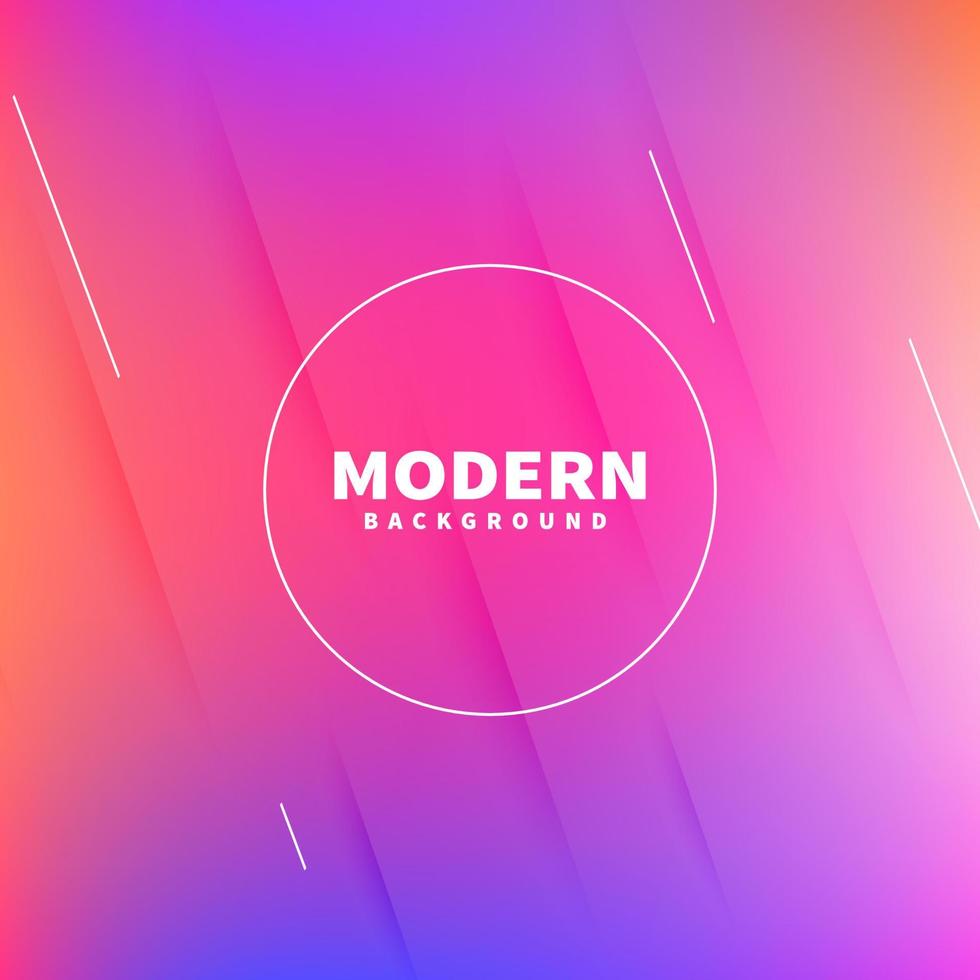 beautiful colorful gradient wallpaper design vector