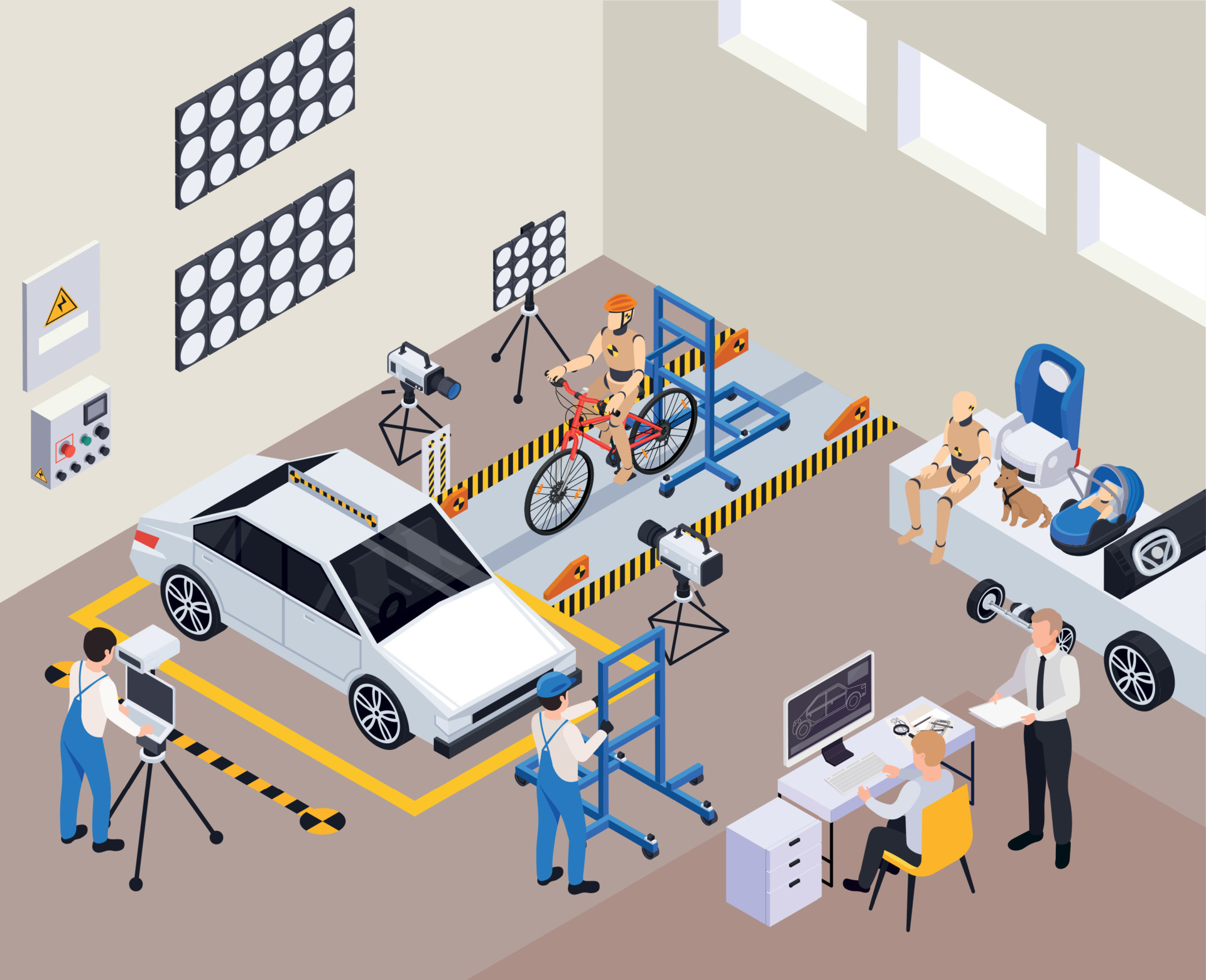 Testing area