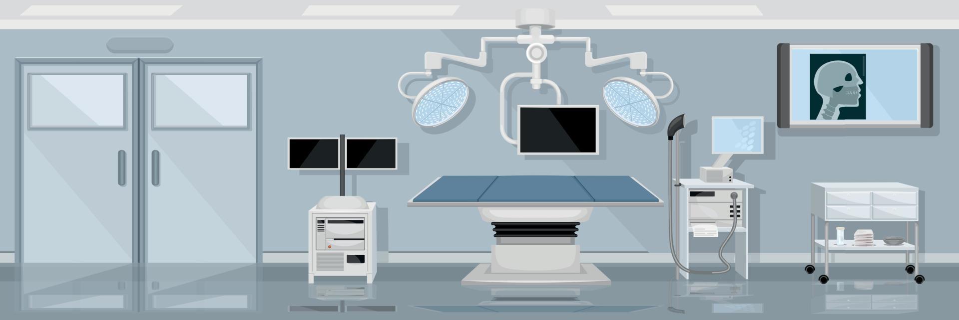 Medical Operating Room Illustration vector