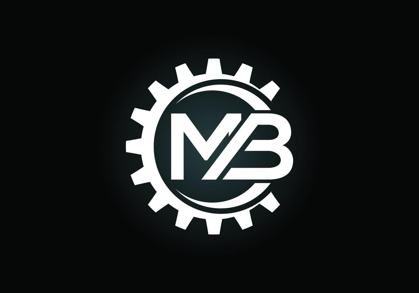 Initial Letter M B Logo Design Vector. Graphic Alphabet Symbol For Corporate Business Identity vector