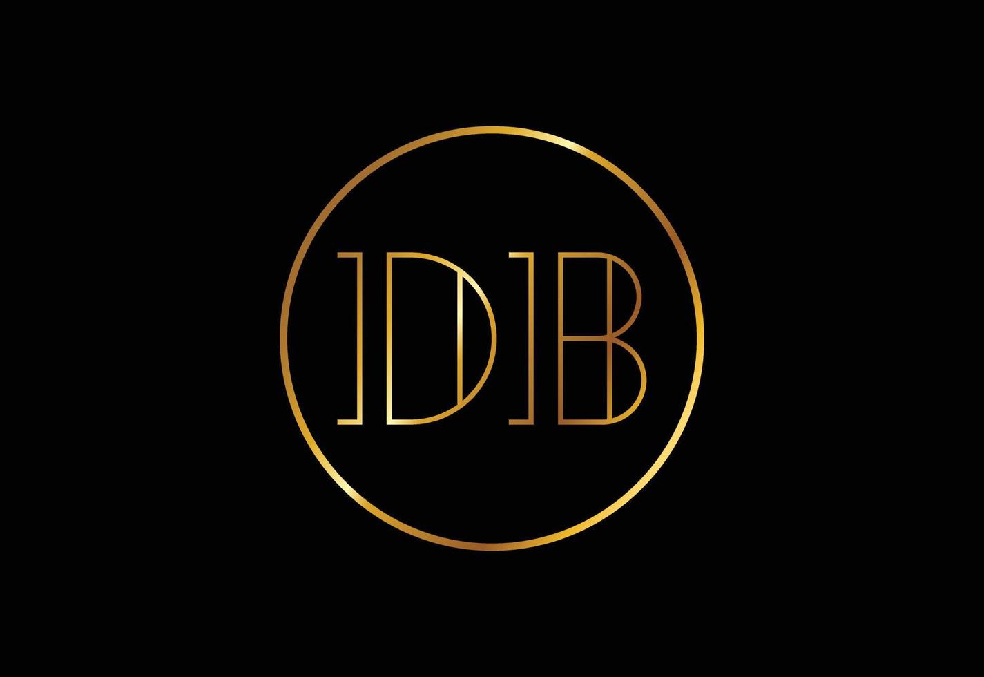 Initial Letter DB Logo Design Vector. Graphic Alphabet Symbol For Corporate Business Identity vector