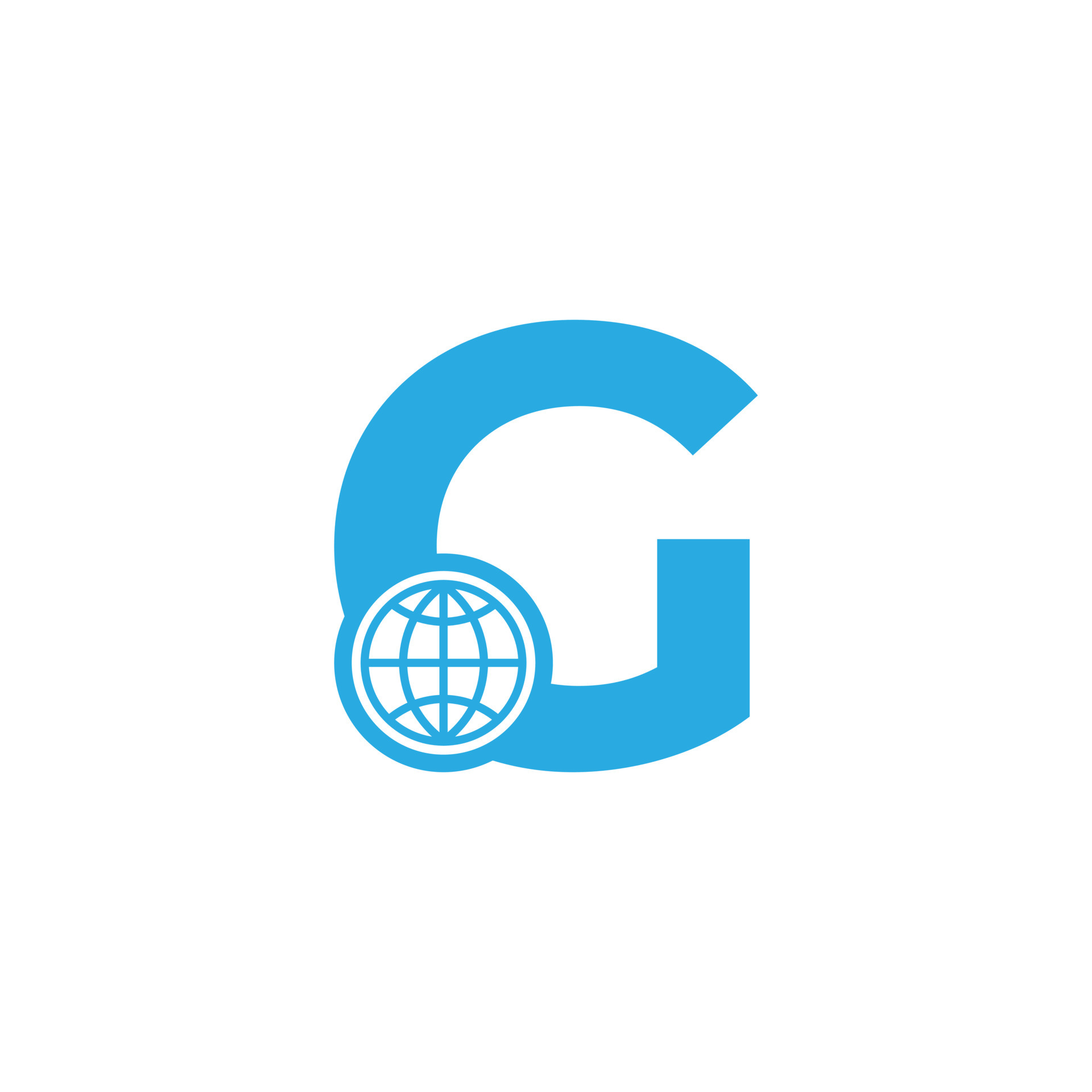 Initial Letter G Globe Logo Design Template Element. Vector Eps10